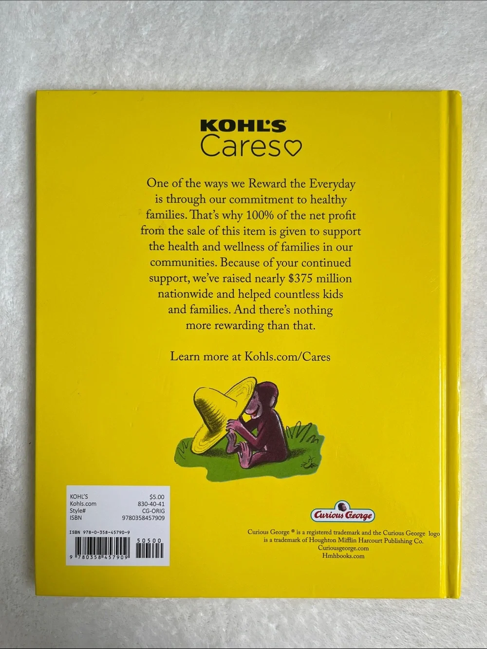 Curious George By H.A. Rey Children's Book